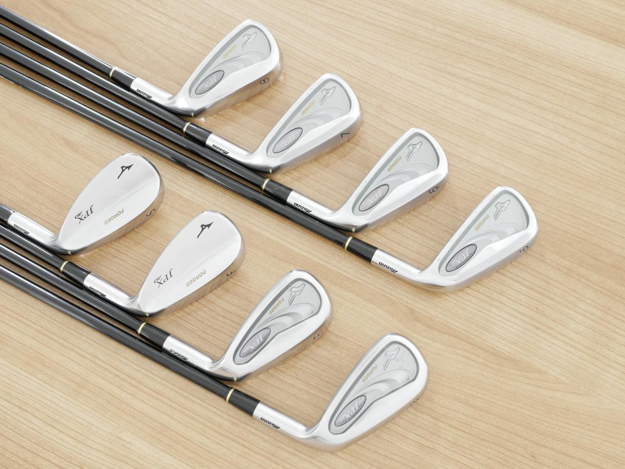 Iron set : Mizuno : ชุดเหล็ก Mizuno JPX AD (Forged) มีเหล็ก 5-Pw,Aw,Sw (8 ชิ้น) ก้านกราไฟต์ Flex SR