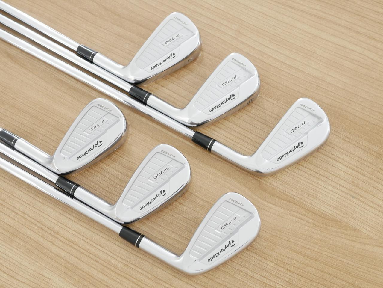 Iron set : Taylormade : ชุดเหล็ก Taylormade P760 Forged (ปี 2018 นุ่ม แน่น) มีเหล็ก 5-Pw (6 ชิ้น) ก้านเหล็ก Dynamic Gold S200 