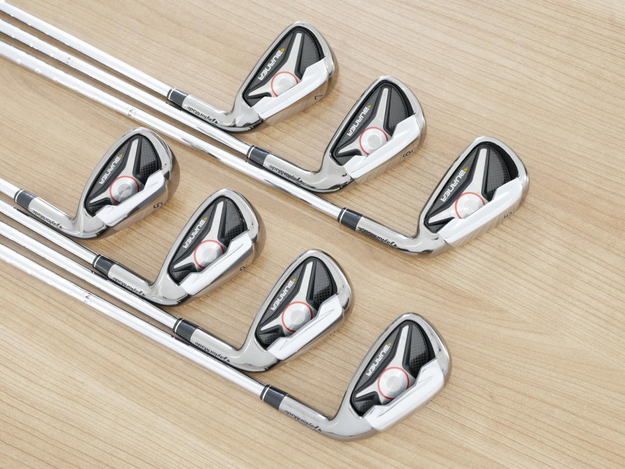Iron set : Taylormade : ชุดเหล็ก Taylormade Burner มีเหล็ก 5-Pw,Sw (7 ชิ้น) ก้านเหล็ก Flex S