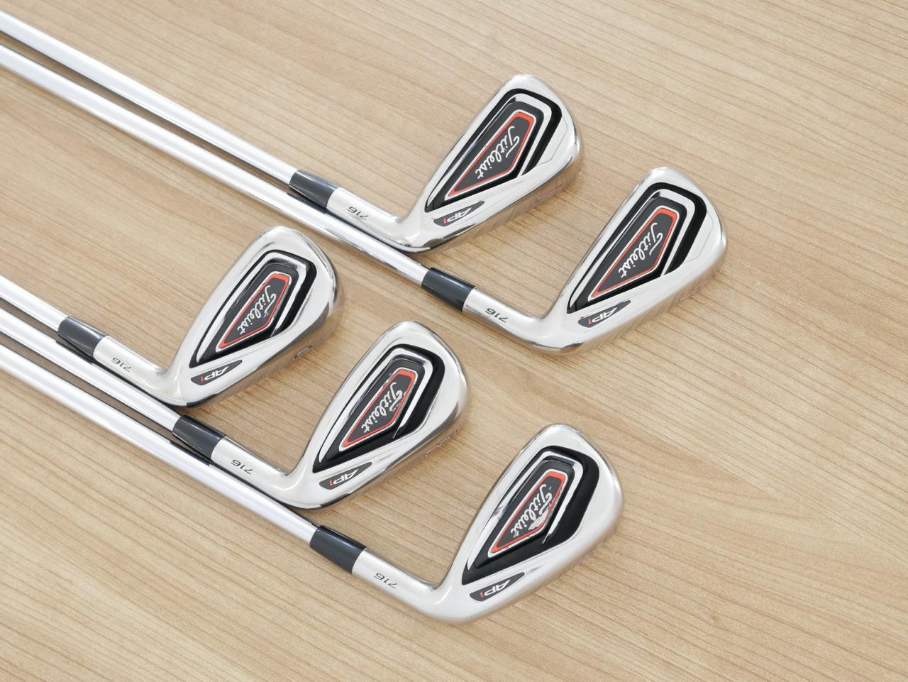 Iron set : Titleist : ชุดเหล็ก Titleist AP1 716 (ออกปี 2016) มีเหล็ก 6-Pw (5 ชิ้น) ก้านเหล็ก NS Pro Modus 120 Flex S