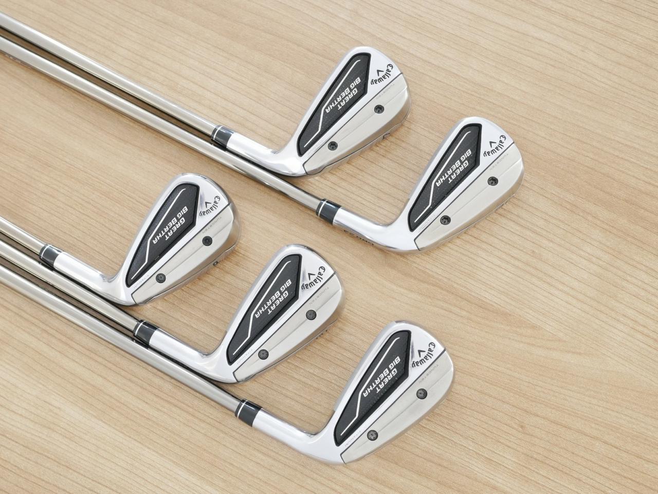 Iron set : Callaway : ชุดเหล็ก Callaway Great Big Bertha (ออกปี 2023 Japan Spec แพงสุด ตีง่ายสุด ไกล) มีเหล็ก 6-Pw (5 ชิ้น) ก้านกราไฟต์ Fujikura Speeder NX Flex R