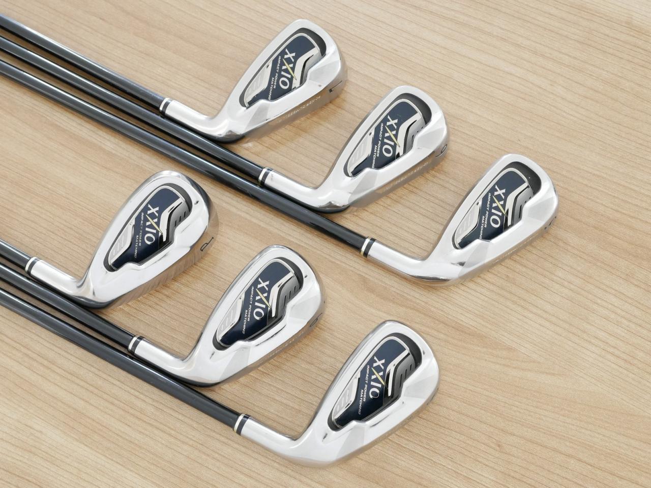 Iron set : XXIO : ชุดเหล็ก XXIO 6 (ใบใหญ่ ตีง่าย ไกล) มีเหล็ก 5-Pw (6 ชิ้น) ก้านกราไฟต์ MP-600 Flex R