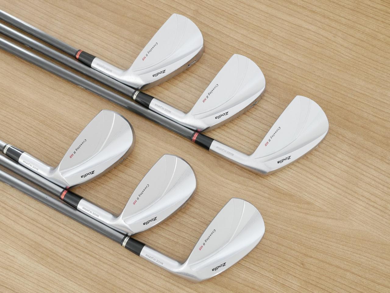 Iron set : Other Brand : ชุดเหล็ก Zodia Crossing II MB Forged S15C (ปี 2023 นุ่มแน่นมากๆ หายากมาก) มีเหล็ก 5-Pw (6 ชิ้น) ก้านกราไฟต์ Mitsubishi OTI 80 Flex S