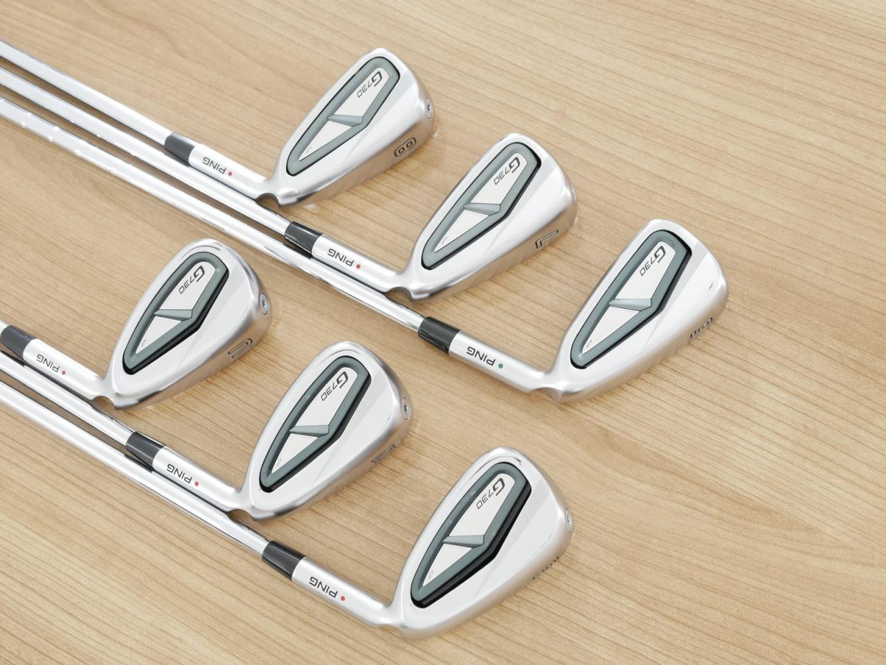 Iron set : Ping : ชุดเหล็ก Ping G730 (รุ่นล่าสุด ปี 2024 Japan Spec. ใบใหญ่ ง่ายที่สุด ไกลที่สุดของ Ping) มีเหล็ก 6-Pw,Aw (6 ชิ้น) ก้านเหล็ก NS Pro 950 NEO Flex R