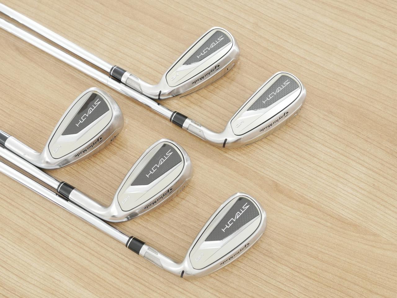 Iron set : Taylormade : ชุดเหล็ก Taylormade Stealth HD (ออกปี 2022 Japan Spec. ใบใหญ่มาก ตีง่ายสุดๆ) มีเหล็ก 6-Pw (5 ชิ้น) ก้านเหล็ก KBS Max MT 80 Flex S