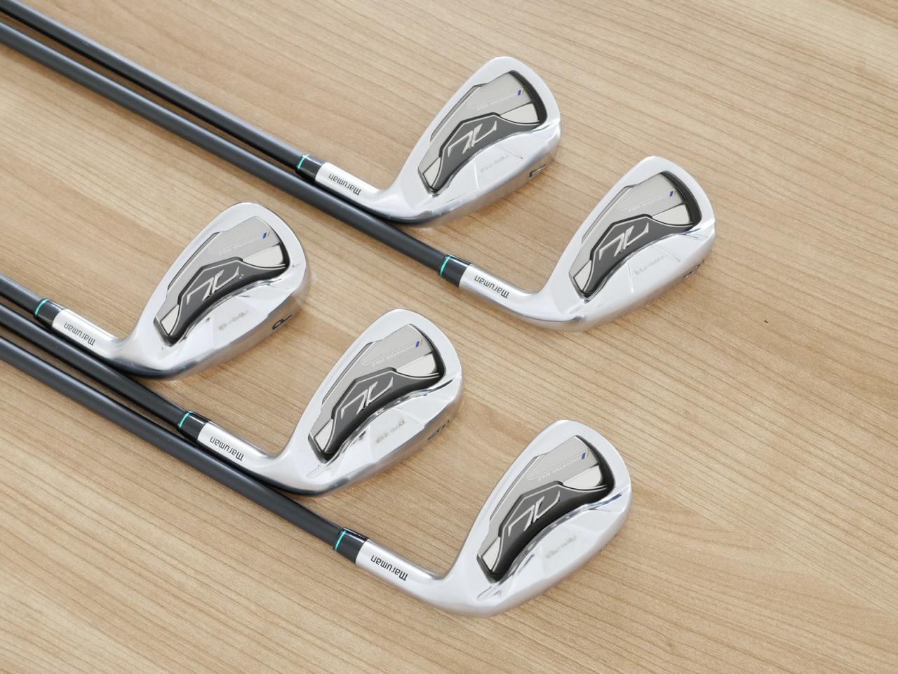 Iron set : Maruman : ชุดเหล็ก Maruman ZETA Type 713 (ใบใหญ่ หน้าเด้ง ตีไกลมาก) มีเหล็ก 6-Pw (5 ชิ้น) ก้านกราไฟต์ Flex R