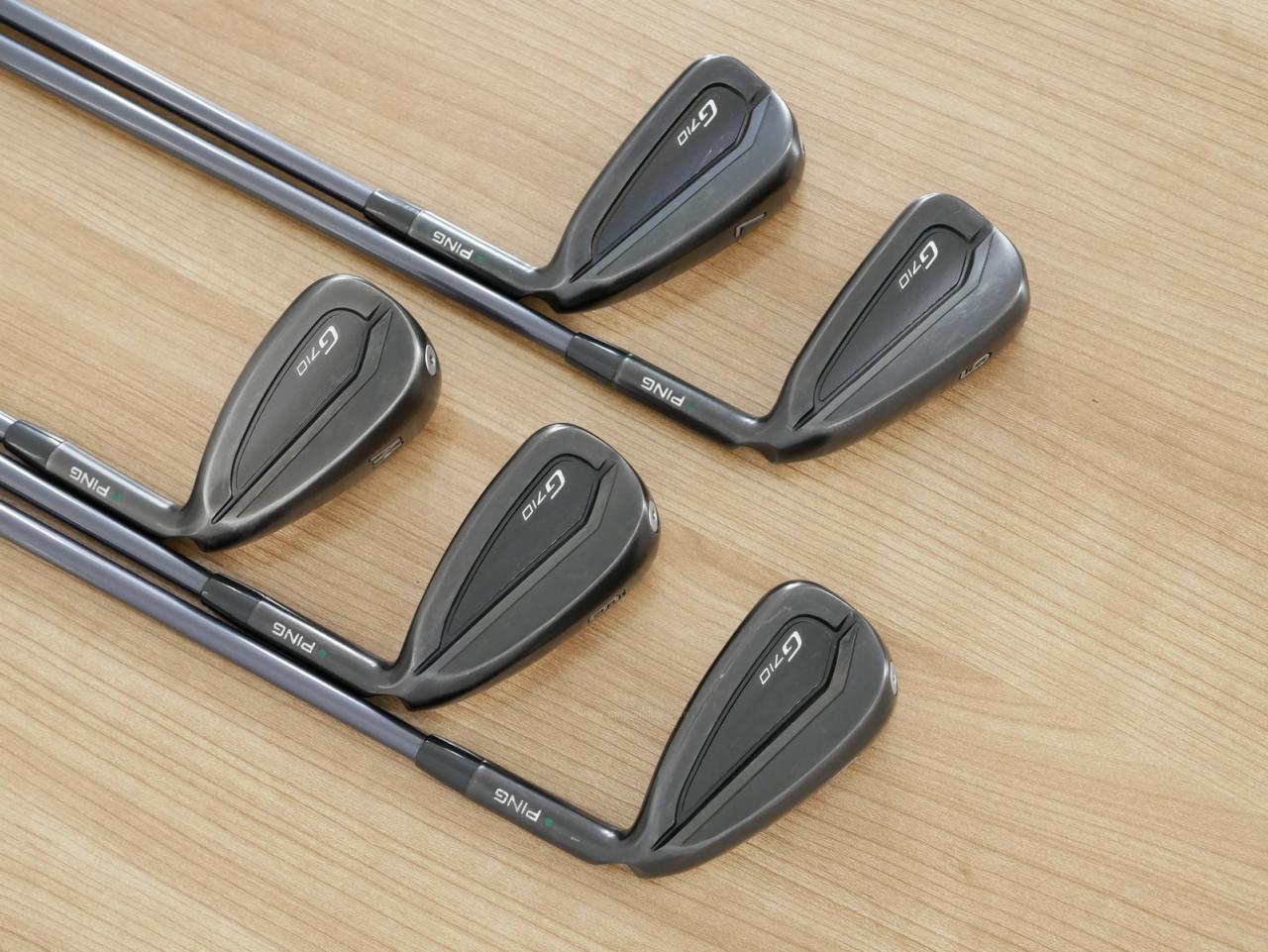 Iron set : Ping : ชุดเหล็ก Ping G710 (รุ่นปี 2021 Japan Spec. ใบใหญ่ ง่ายที่สุด ไกลที่สุดของ Ping) มีเหล็ก 6-Pw (5 ชิ้น) ก้านกราไฟต์ Ping ALTA J CB Flex R