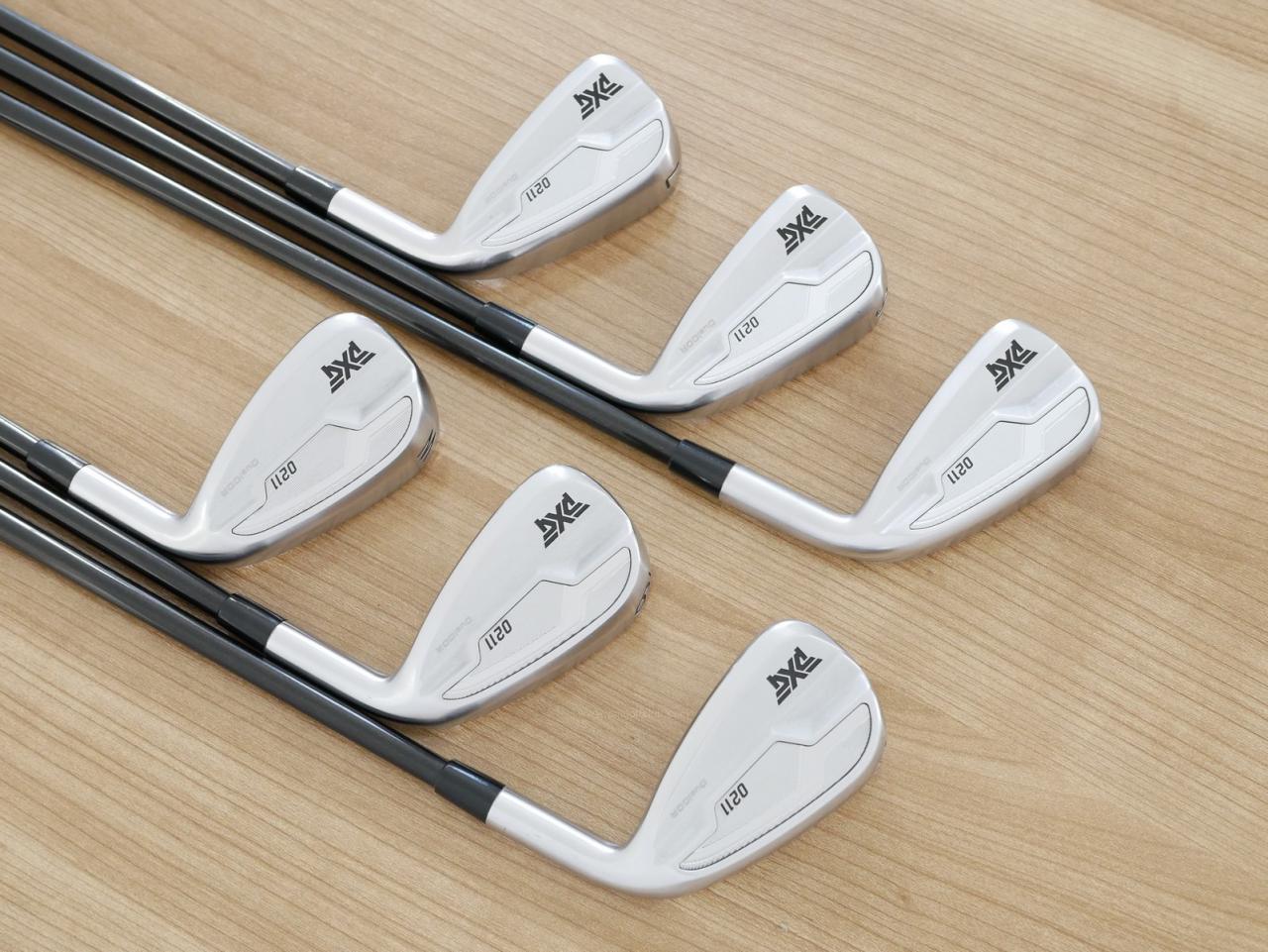 Iron set : PXG : ชุดเหล็ก PXG 0211 DUAL COR (ออกปี 2021 หน้าเด้ง ตีไกลมากๆ) มีเหล็ก 5-Pw (6 ชิ้น) ก้านกราไฟต์ Graphite Design RAUNE i105 Flex S