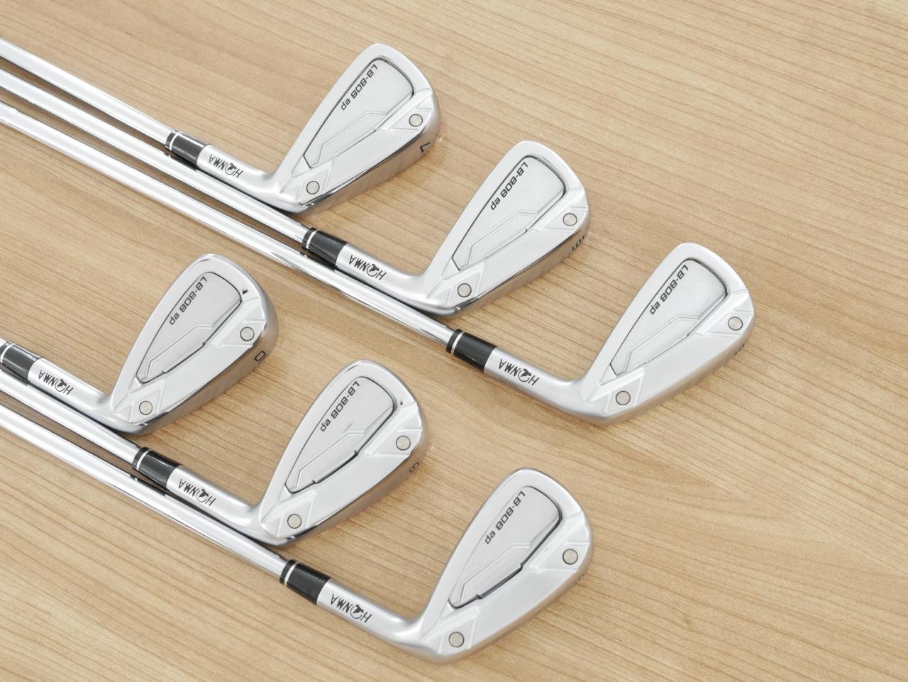 Iron set : Honma : ชุดเหล็ก Honma LB-808 EP (หน้าเด้ง) มีเหล็ก 5-10 (6 ชิ้น) ก้านเหล็ก NS Pro Zelos 7 Flex S