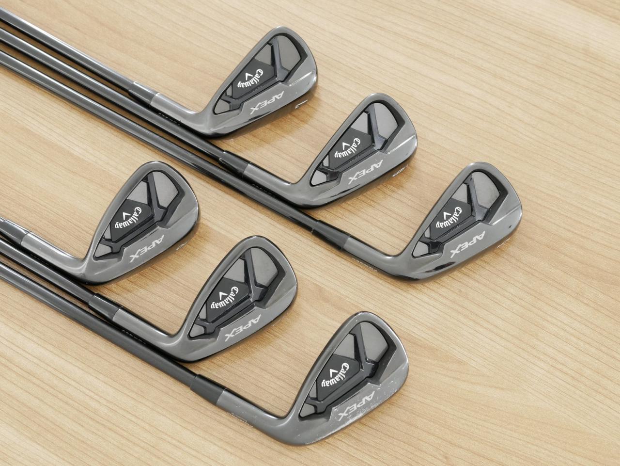 Iron set : Callaway : ชุดเหล็ก Callaway APEX Black Forged (หายาก ปี 2022) มีเหล็ก 5-Pw (6 ชิ้น) ก้านกราไฟต์ Graphite Design RAUNE i75 Flex R
