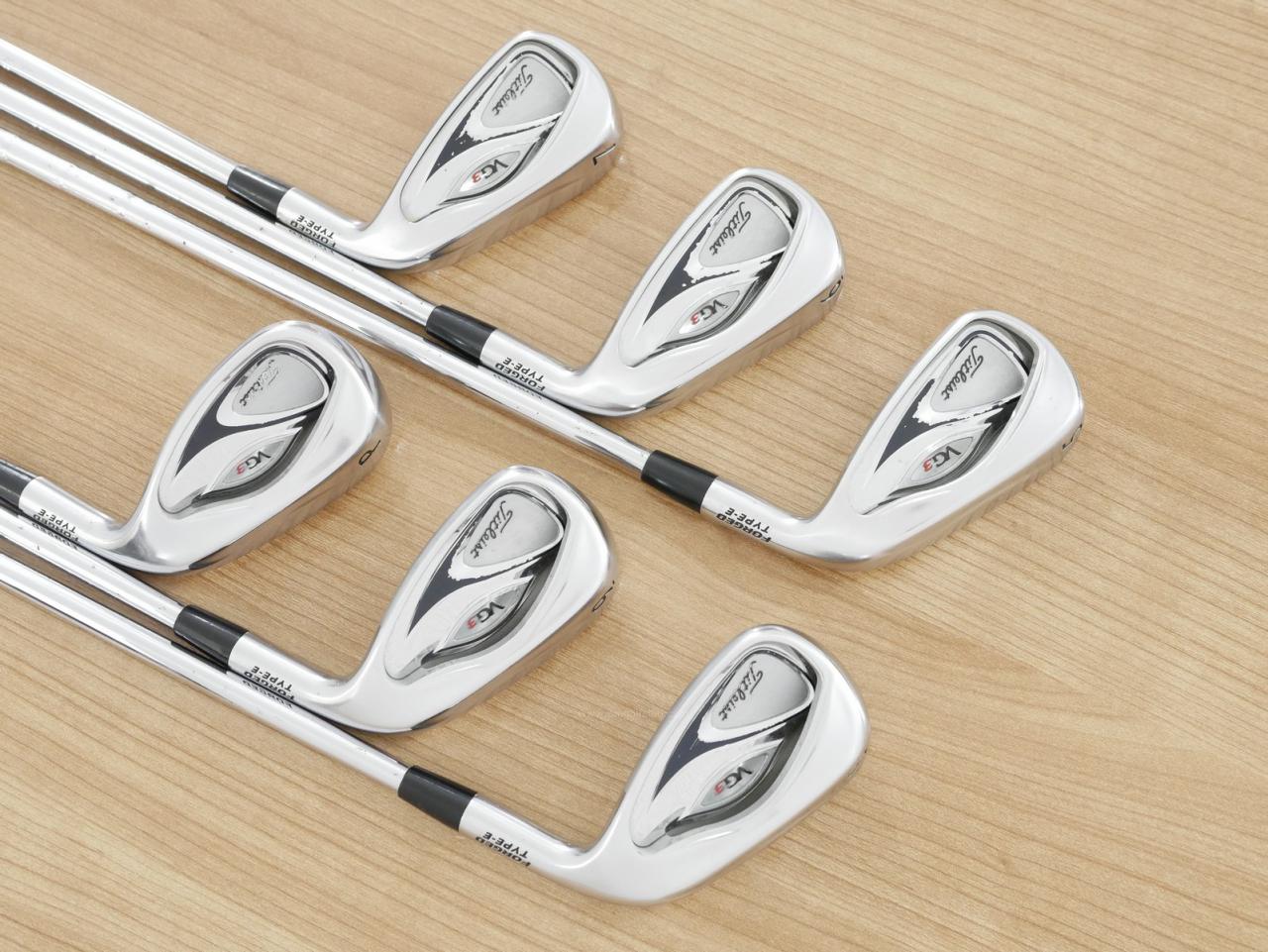 Iron set : Titleist : **มีตำหนิ**ชุดเหล็ก Titleist VG3 Type E Forged (Japan Spec. ตีง่ายและไกลมากๆ) มีเหล็ก 5-Pw (6 ชิ้น) ก้านเหล็ก NS Pro 950 Flex S