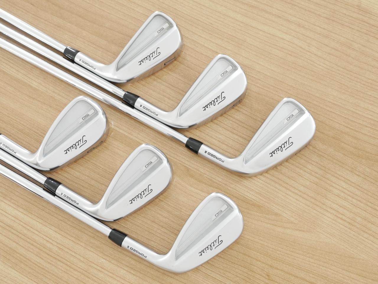 Iron set : Titleist : ชุดเหล็ก Titleist T150 Forged (ออกปี 2023 นุ่ม แน่น คม) มีเหล็ก 5-Pw (6 ชิ้น) ก้านเหล็ก NS Pro 950 NEO Flex R