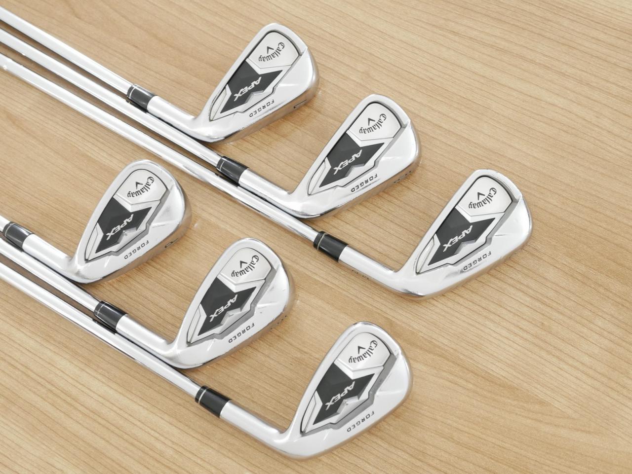 Iron set : Callaway : ชุดเหล็ก Callaway APEX Forged (ปี 2020) มีเหล็ก 5-Pw (6 ชิ้น) ก้านเหล็ก NS Pro ZELOS 8 Flex S