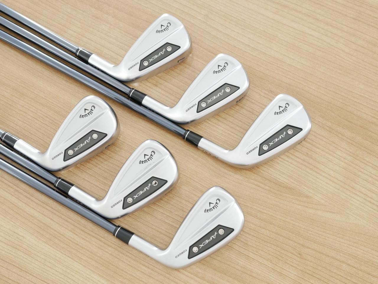 Iron set : Callaway : ชุดเหล็ก Callaway APEX Ai300 Forged (รุ่นล่าสุด ออกปี 2024) มีเหล็ก 5-Pw (6 ชิ้น) ก้านกราไฟต์ UST Mamiya RECOIL DART 6 Flex R