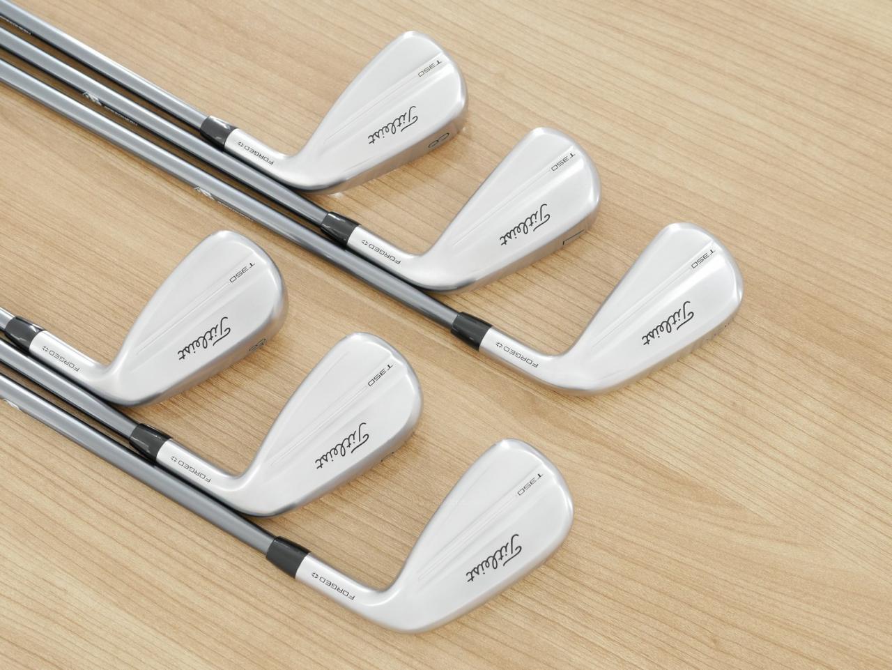 Iron set : Titleist : ชุดเหล็ก Titleist T350 Forged (รุ่นใหม่ล่าสุด ออกปี 2025) มีเหล็ก 6-Pw,48 (6 ชิ้น) ก้านกราไฟต์ Mitsubishi MMT 65 Flex S