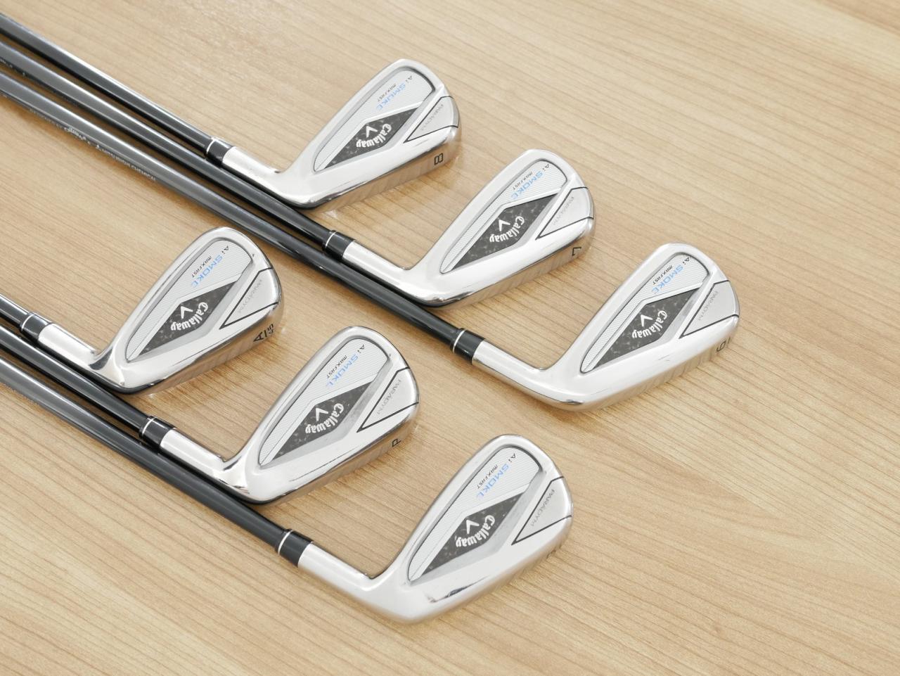 Iron set : Callaway : ชุดเหล็ก Callaway Paradym Ai Smoke Max Fast (ออกปี 2024 ตีง่ายมาก ไกล Japan Spec.) มีเหล็ก 6-Pw,Aw (6 ชิ้น) ก้านกราไฟต์ Fujikura TENSEI 40 Flex R