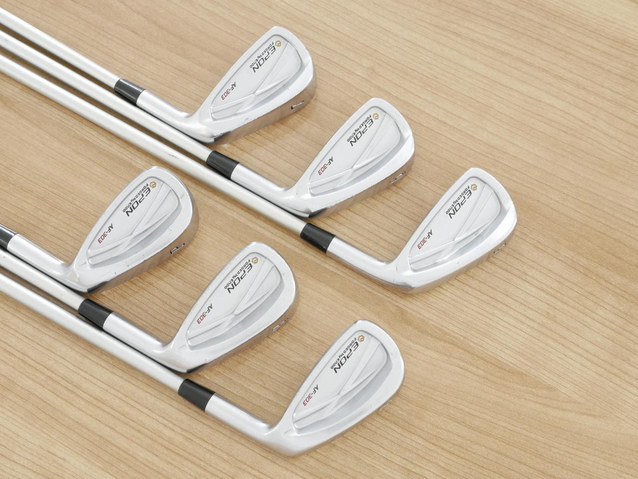 Iron set : Epon : ชุดเหล็ก EPON AF-303 Forged มีเหล็ก 5-Pw (6 ชิ้น) ก้านกราไฟต์ Fujikura MCI 120 Flex S