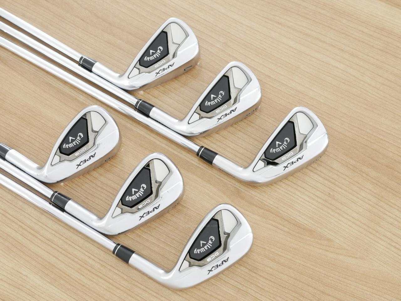 Iron set : Callaway : ชุดเหล็ก Callaway APEX DCB Forged (ปี 2022) มีเหล็ก 5-Pw (6 ชิ้น) ก้านเหล็ก NS Pro ZELOS 7 Flex S