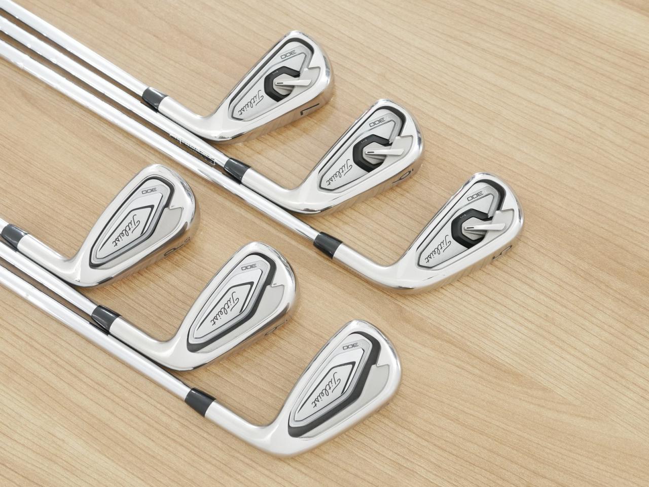 Iron set : Titleist : ชุดเหล็ก Titleist T300 (ออกปี 2019) มีเหล็ก 5-Pw (6 ชิ้น) ก้านเหล็ก KBS Tour 90 Flex S