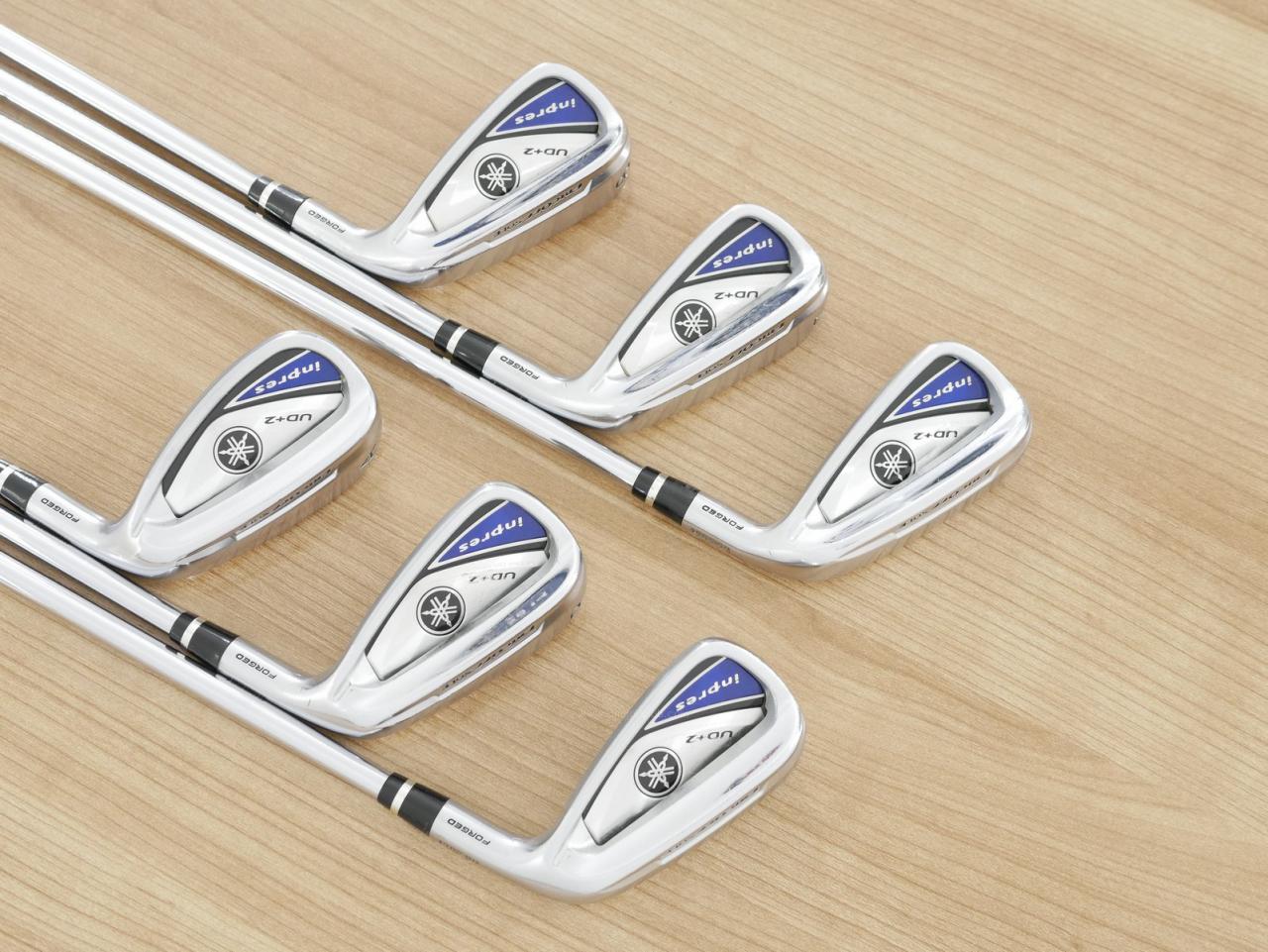 Iron set : Yamaha : ชุดเหล็ก Yamaha Inpres UD+2 (ออกปี 2019 ตีไกลที่สุด ไกลกว่าเหล็กทั่วไป 2 เบอร์ หน้าเด้ง COR 0.822) มีเหล็ก 6-Pw,Aw (6 ชิ้น) ก้านเหล็ก NS Pro Zelos 7 Flex S