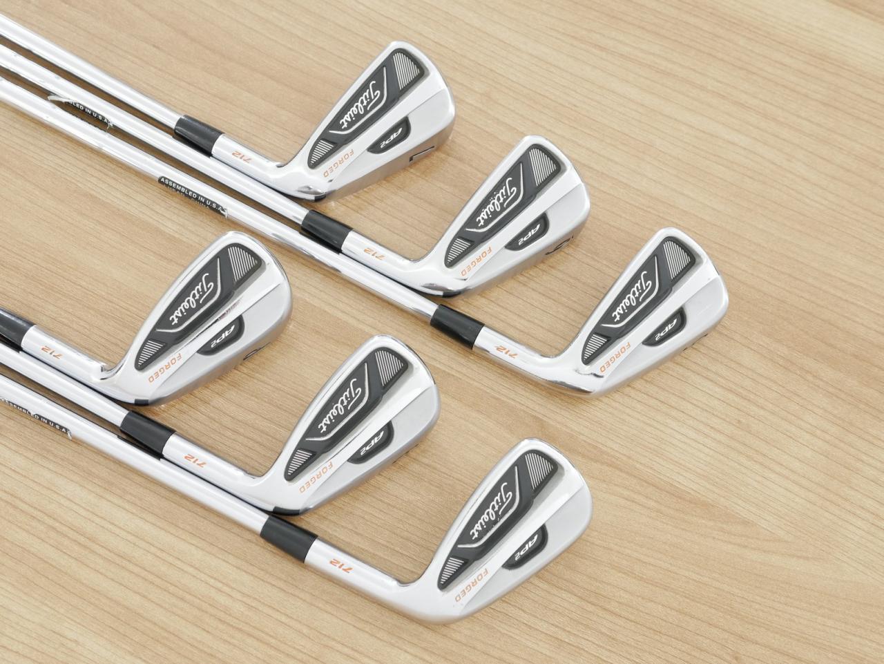 Iron set : Titleist : ชุดเหล็ก Titleist AP2 712 Forged มีเหล็ก 5-Pw (6 ชิ้น) ก้านเหล็ก KBS Tour Flex S