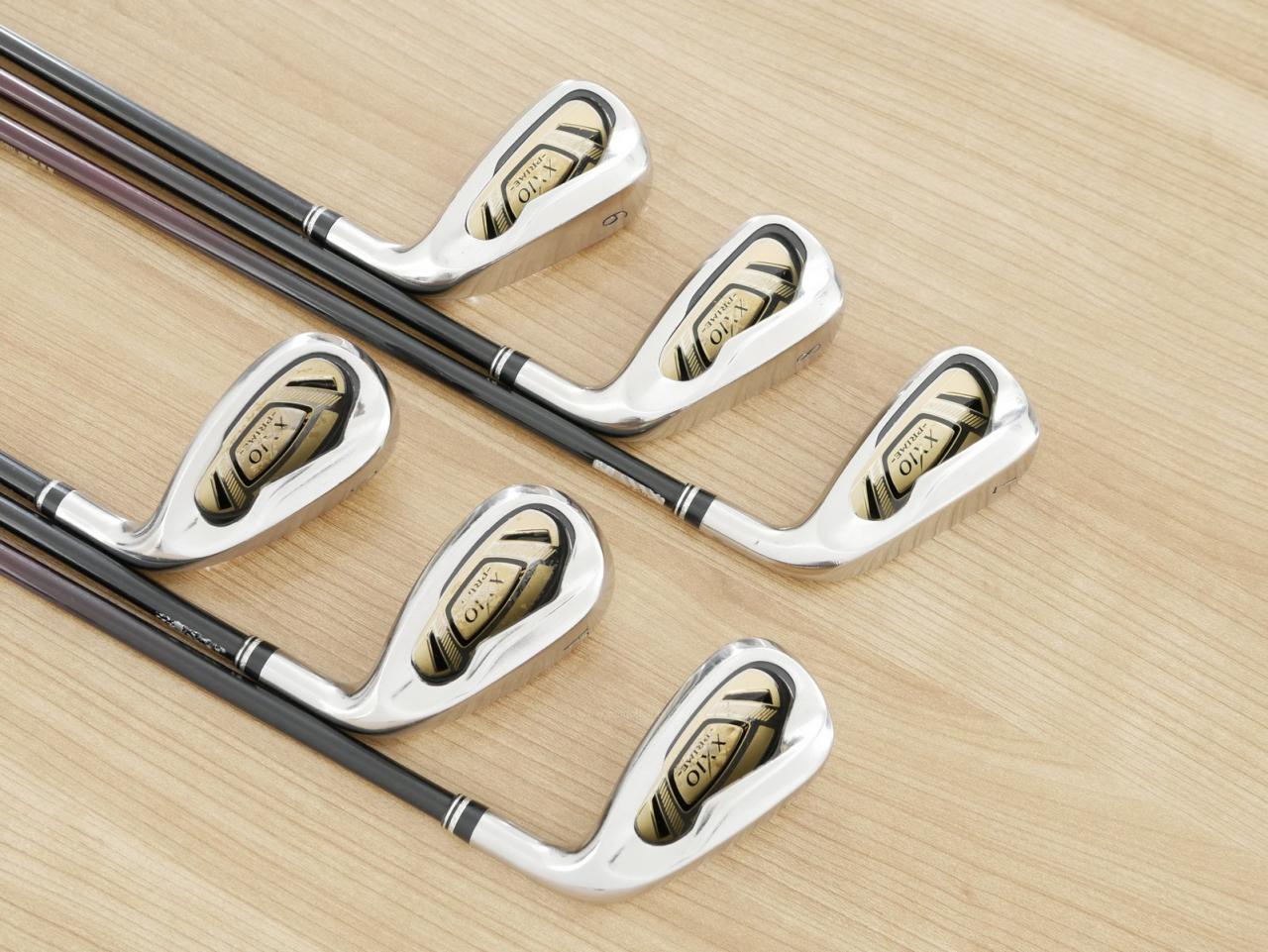 Iron set : XXIO : ชุดเหล็ก XXIO Prime 10 (รุ่นท๊อปสุด ออกปี 2019) มีเหล็ก 7-Pw,Aw,Sw (6 ชิ้น) ก้านกราไฟต์ SP-1000 Flex R