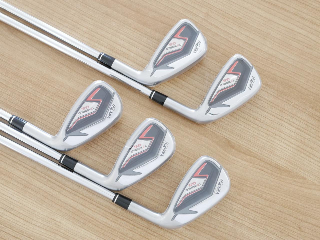 Iron set : Honma : **ของใหม่ ยังไม่แกะพลาสติก** ชุดเหล็ก Honma Tour World GS (ออกปี 2021 ใบใหญ่ ตีง่าย ไกล) มีเหล็ก 6-10 (5 ชิ้น) ก้านเหล็ก NS Pro 950 NEO Flex R