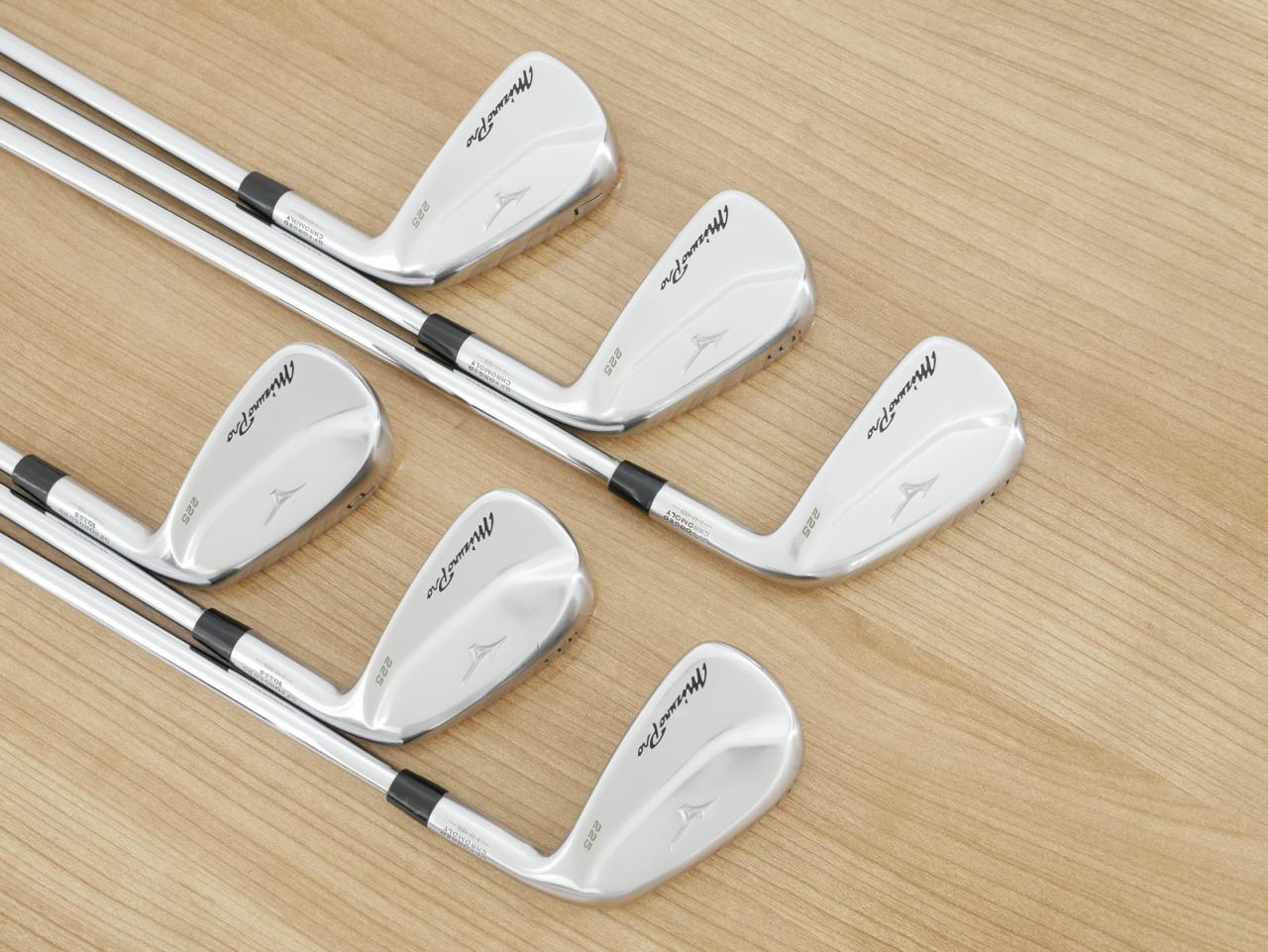 Iron set : Mizuno : ชุดเหล็ก Mizuno Pro 225 Forged (ปี 2023 นุ่ม แน่น ระยะดี) มีเหล็ก 5-Pw (6 ชิ้น) ก้านเหล็ก NS Pro ZELOS 7 Flex R
