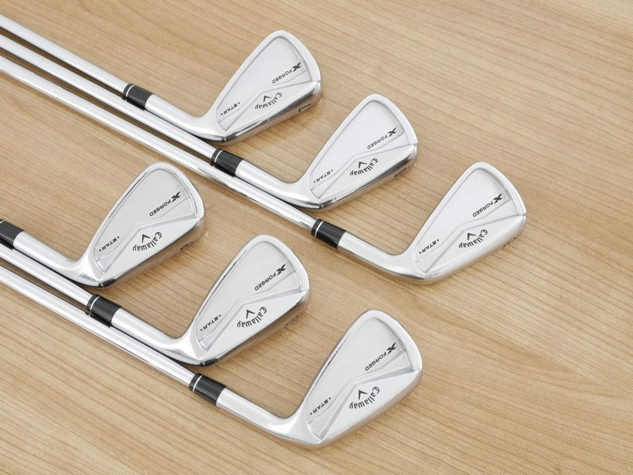 Iron set : Callaway : ชุดเหล็ก Callaway X Forged Star (ออกปี 2024) มีเหล็ก 5-Pw (6 ชิ้น) ก้านเหล็ก NS Pro 950 NEO Flex S