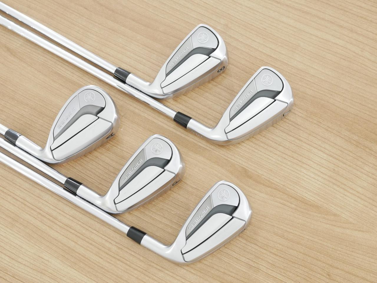 Iron set : Yamaha : ชุดเหล็ก Yamaha Inpres DriveStar Type S (รุ่นล่าสุด ปี 2025 ตีไกลที่สุด ไกลกว่าเหล็กทั่วไป 2 เบอร์ หน้าเด้งมากๆ) มีเหล็ก 7-Pw,Aw (5 ชิ้น) ก้านเหล็ก NS Pro 850 Neo Flex S