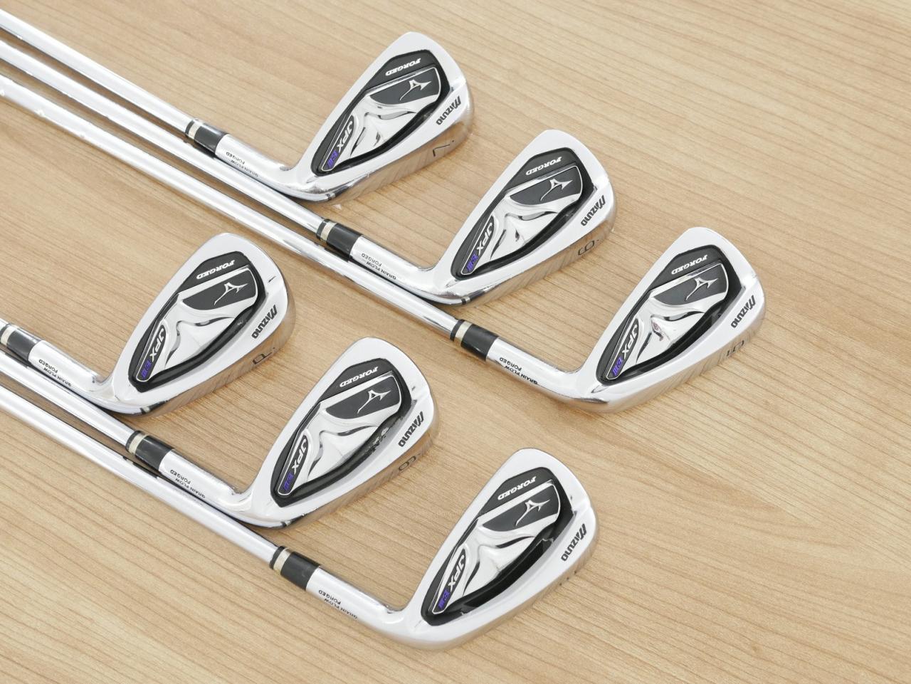 Iron set : Mizuno : ชุดเหล็ก Mizuno JPX EIII Forged (รุ่นท๊อป หายาก นุ่ม ตีไกล) มีเหล็ก 5-Pw (6 ชิ้น) ก้านเหล็ก NS Pro 950 Flex SR
