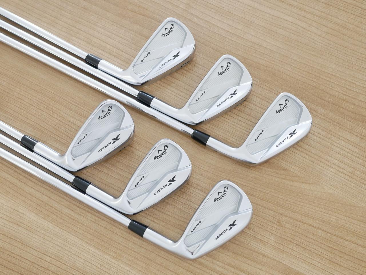 Iron set : Callaway : ชุดเหล็ก Callaway X Forged Star (ปี 2020) มีเหล็ก 5-Pw (6 ชิ้น) ก้านเหล็ก NS Pro 950 NEO Flex R