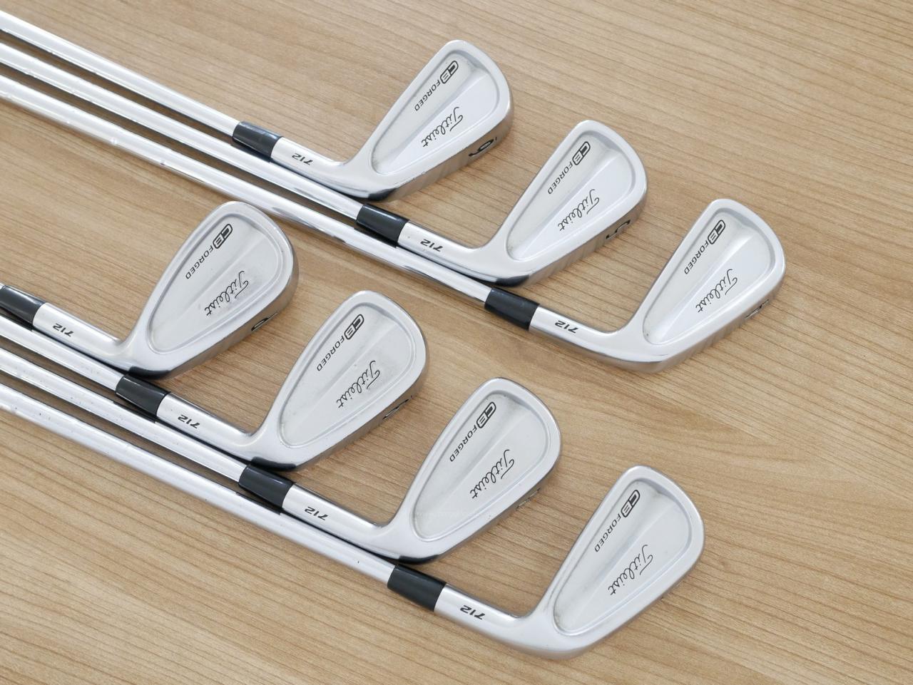 Iron set : Titleist : ชุดเหล็ก Titleist 712 CB Forged มีเหล็ก 4-Pw (7 ชิ้น) ก้านเหล็ก KBS Tour Flex S