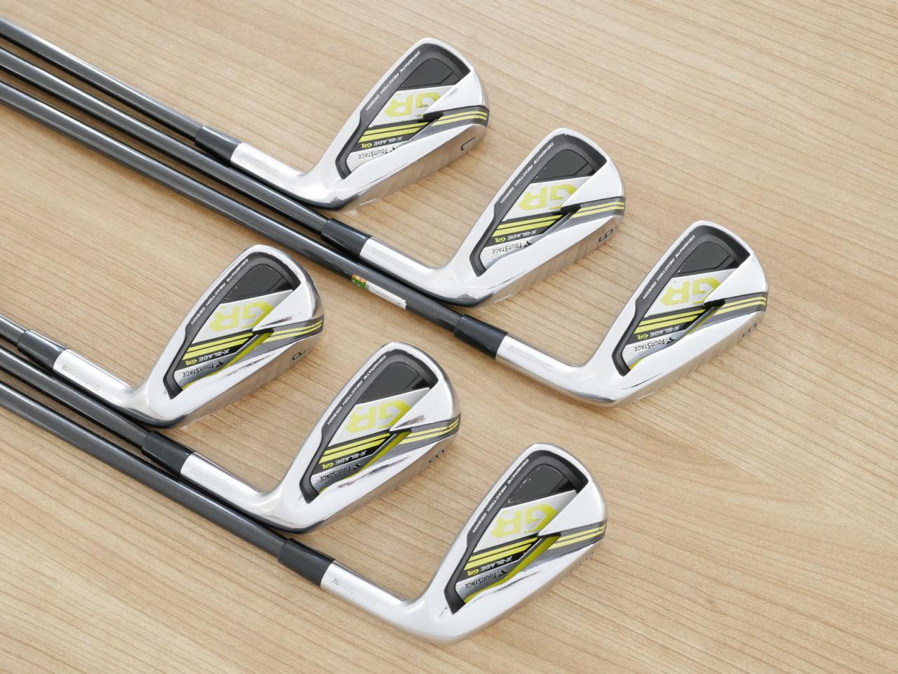 Iron set : Tourstage : ชุดเหล็ก Tourstage X-Blade GR (ใบใหญ่ ตีง่าย) มีเหล็ก 5-Pw (6 ชิ้น) ก้านกราไฟต์ Tour AD B14-03i Flex S
