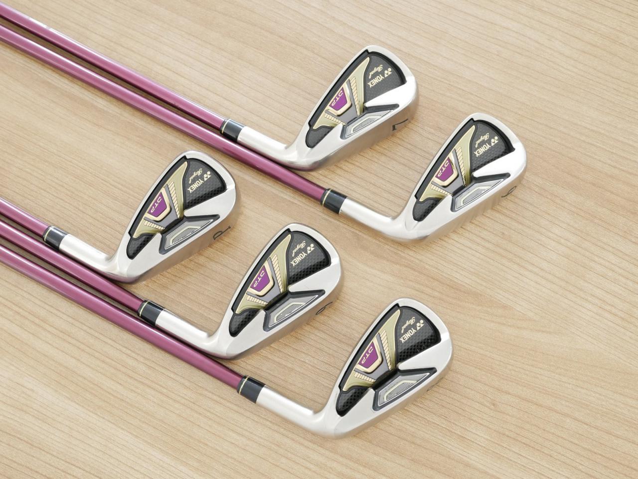 Iron set : Yonex : ชุดเหล็ก Yonex Royal DTP (ปี 2017 ท๊อปสุด ก้านดีมาก หน้าเด้ง ตีไกลสุดๆ) มีเหล็ก 6-Pw (5 ชิ้น) ก้านกราไฟต์ Flex SR