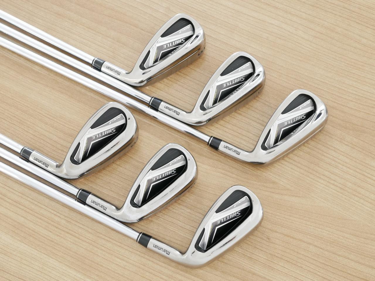 Iron set : Maruman : ชุดเหล็ก Maruman Shuttle NX-1 (ออกปี 2018 หน้าเด้งสุดๆ โกงสุดๆ เหล็ก 7 Loft 27) มีเหล็ก 6-Pw,Pa (6 ชิ้น) ก้านเหล็ก NS Pro Zelos 7 Flex S