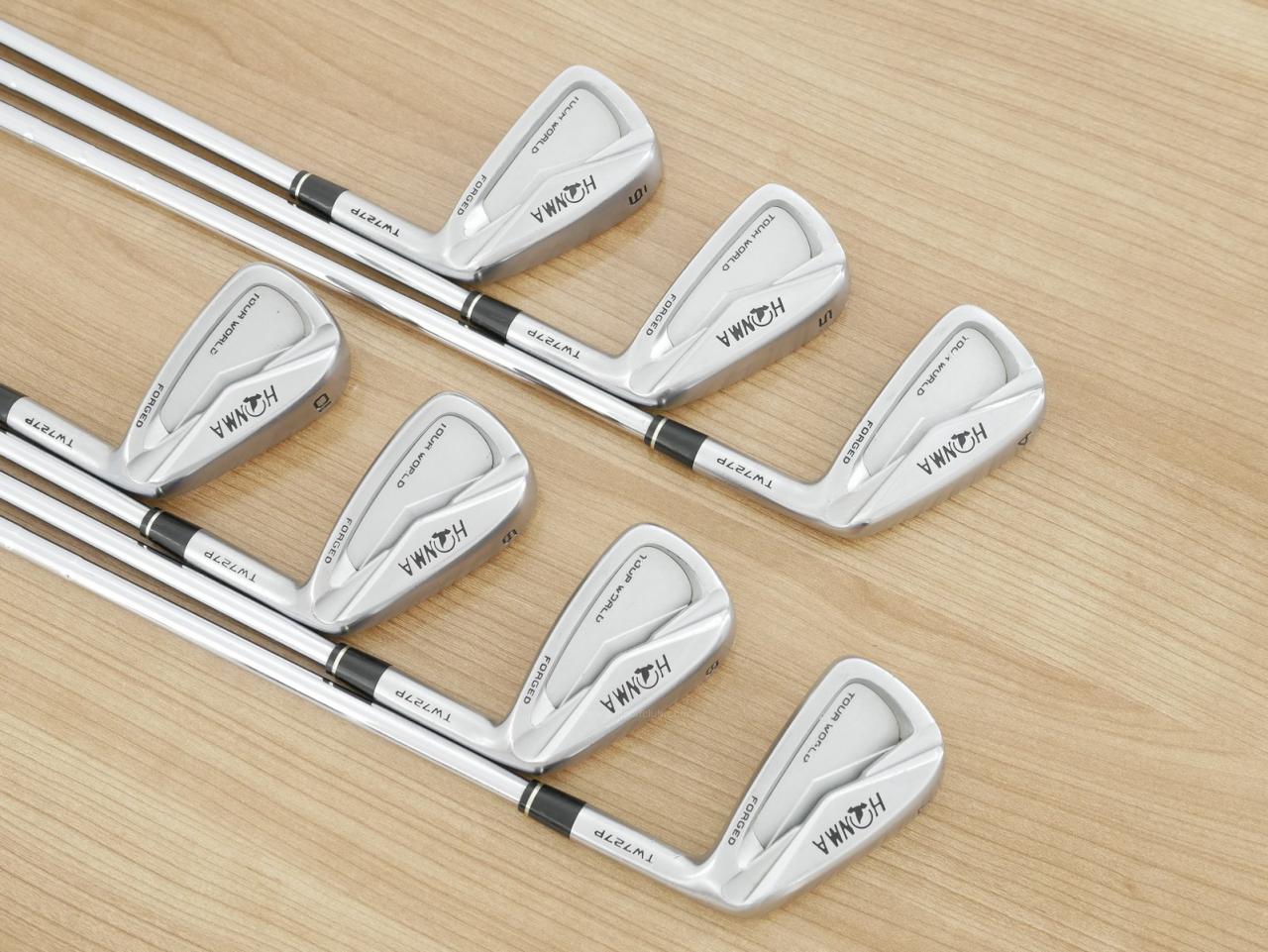 Iron set : Honma : ชุดเหล็ก Honma Tour World TW727P (Forged ออกปี 2016) มีเหล็ก 4-10 (7 ชิ้น) ก้านเหล็ก NS Pro 950 Flex S