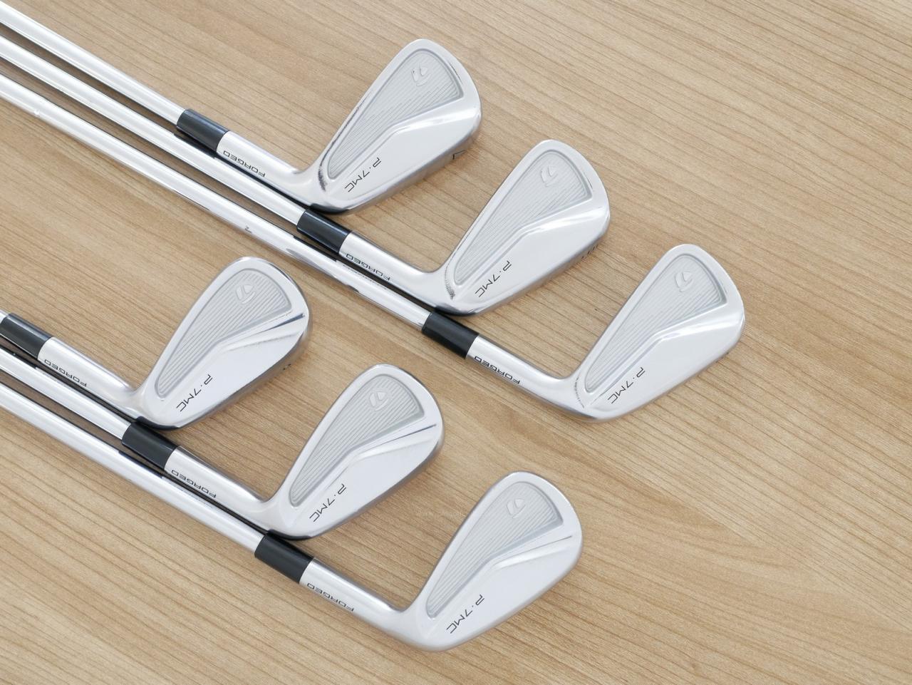 Iron set : Taylormade : ชุดเหล็ก Taylormade P7MC Forged (ซีรี่ย์ท้อปสุด ออกปี 2021) มีเหล็ก 5-Pw (6 ชิ้น) ก้านเหล็ก Dynamic Gold EX Weight Lock Tour Issue S200
