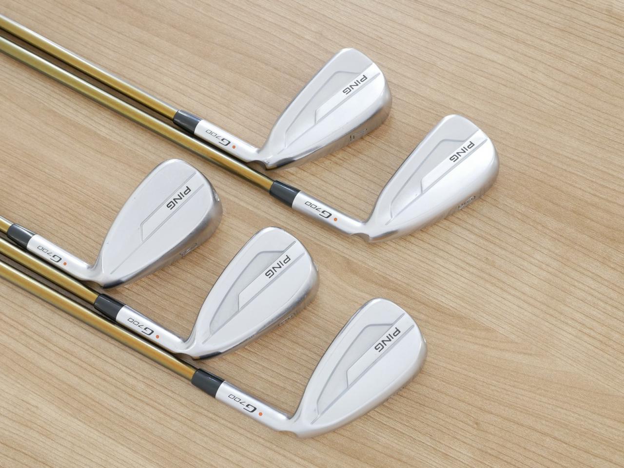 Iron set : Ping : ชุดเหล็ก Ping G700 (ปี 2019 Japan Spec. ใบใหญ่ ง่ายที่สุด ไกลที่สุดของ Ping) มีเหล็ก 6-Pw (5 ชิ้น) ก้านกราไฟต์ Ping ALTA J CB Flex SR