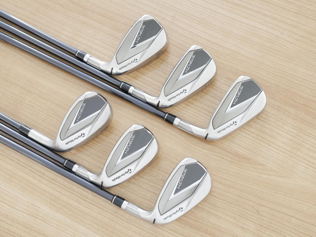 Iron set : Taylormade : ชุดเหล็ก Taylormade Stealth (ออกปี 2022 Japan Spec.) มีเหล็ก 6-Pw,Sw (6 ชิ้น) ก้านกราไฟต์ Mitsubishi Tensei TM60 Flex R