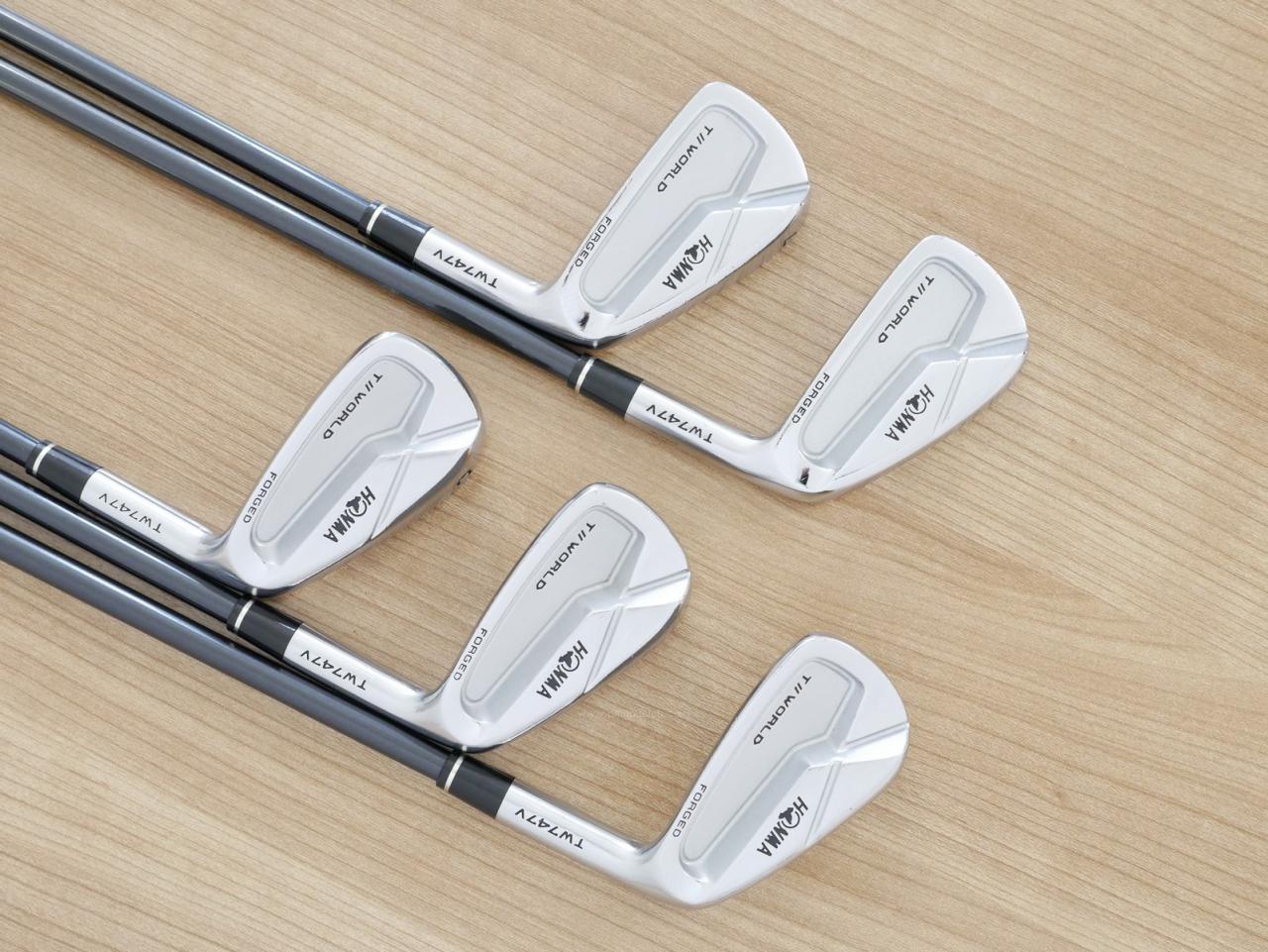 Iron set : Honma : ชุดเหล็ก Honma Tour World TW747V Forged (รุ่นปี 2019) มีเหล็ก 6-10 (5 ชิ้น) ก้านกราไฟต์ Honma Vizard IB-WF 100 Flex S