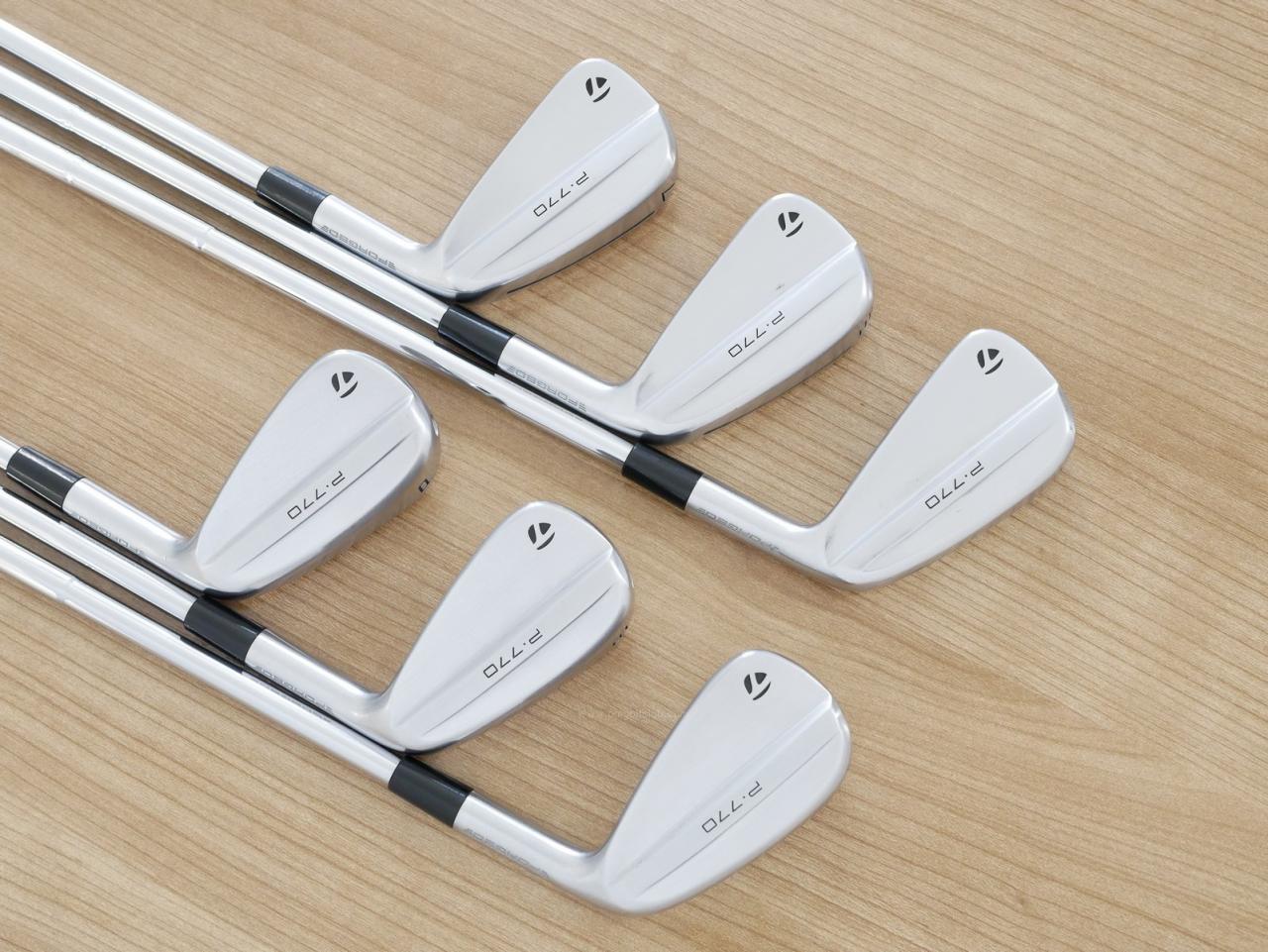 Iron set : Taylormade : ชุดเหล็ก Taylormade P770 Forged (รุ่นล่าสุด ออกปี 2024 นุ่ม แน่น) มีเหล็ก 5-Pw (6 ชิ้น) ก้านเหล็ก Dynamic Gold 115 MID S200