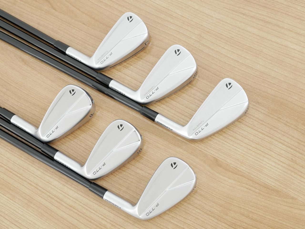 Iron set : Taylormade : ชุดเหล็ก Taylormade P770 Forged (รุ่นปี 2023 นุ่ม แน่น)  มีเหล็ก 5-Pw (6 ชิ้น) ก้านกราไฟต์ Mitsubishi Diamana Thump i95 Flex S