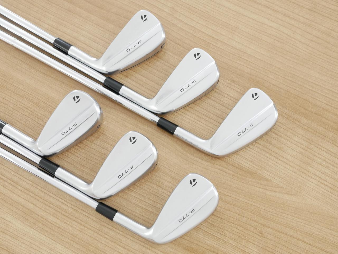 Iron set : Taylormade : ชุดเหล็ก Taylormade P770 Forged (รุ่นล่าสุด ออกปี 2024 นุ่ม แน่น) มีเหล็ก 5-Pw (6 ชิ้น) ก้านเหล็ก NS Pro Modus 105 Flex S