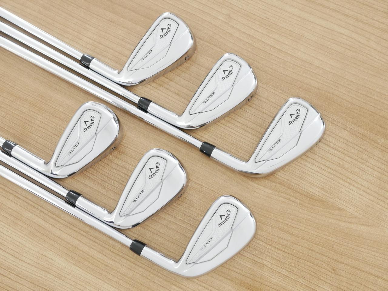 Iron set : Callaway : ชุดเหล็ก Callaway ELYTE (ออกปี 2025 ตีง่ายมาก ไกล Japan Spec.) มีเหล็ก 5-Pw (6 ชิ้น) ก้านเหล็ก Project X 5.5 Flex S