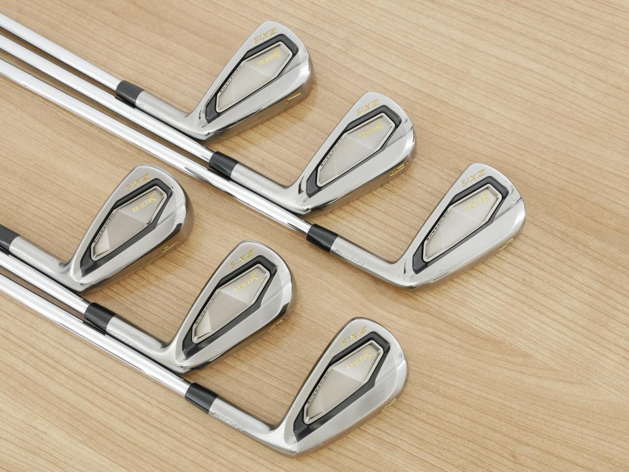 Iron set : Other Brand : ชุดเหล็ก Srixon ZXi5 i-Forged Black Chrome (หายาก ออกปี 2024) มีเหล็ก 5-Pw (6 ชิ้น) ก้านเหล็ก NS Pro Modus 115 Flex S