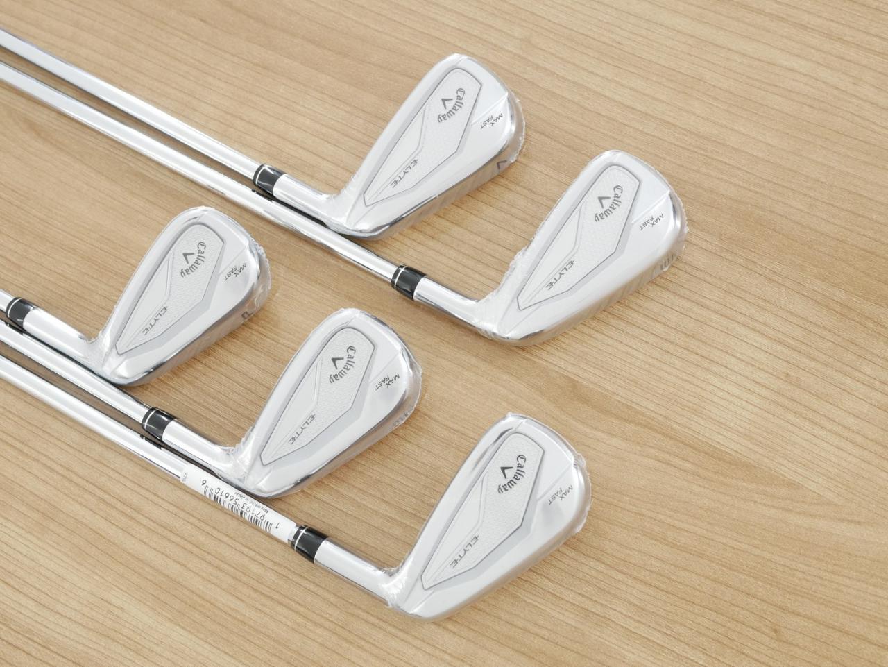 Iron set : Callaway : **ของใหม่ ยังไม่แกะพลาสติก** ชุดเหล็ก Callaway ELYTE Max Fast (ออกปี 2025 ตีง่ายมาก ไกล Japan Spec.) มีเหล็ก 6-Pw (5 ชิ้น) ก้านเหล็ก NS Pro ZELOS 7 Flex R