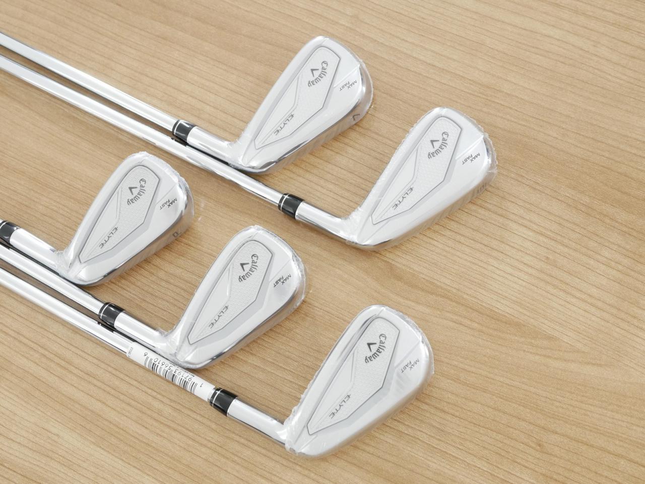 Iron set : Callaway : **ของใหม่ ยังไม่แกะพลาสติก** ชุดเหล็ก Callaway ELYTE Max Fast (ออกปี 2025 ตีง่ายมาก ไกล Japan Spec.) มีเหล็ก 6-Pw (5 ชิ้น) ก้านเหล็ก NS Pro ZELOS 7 Flex R