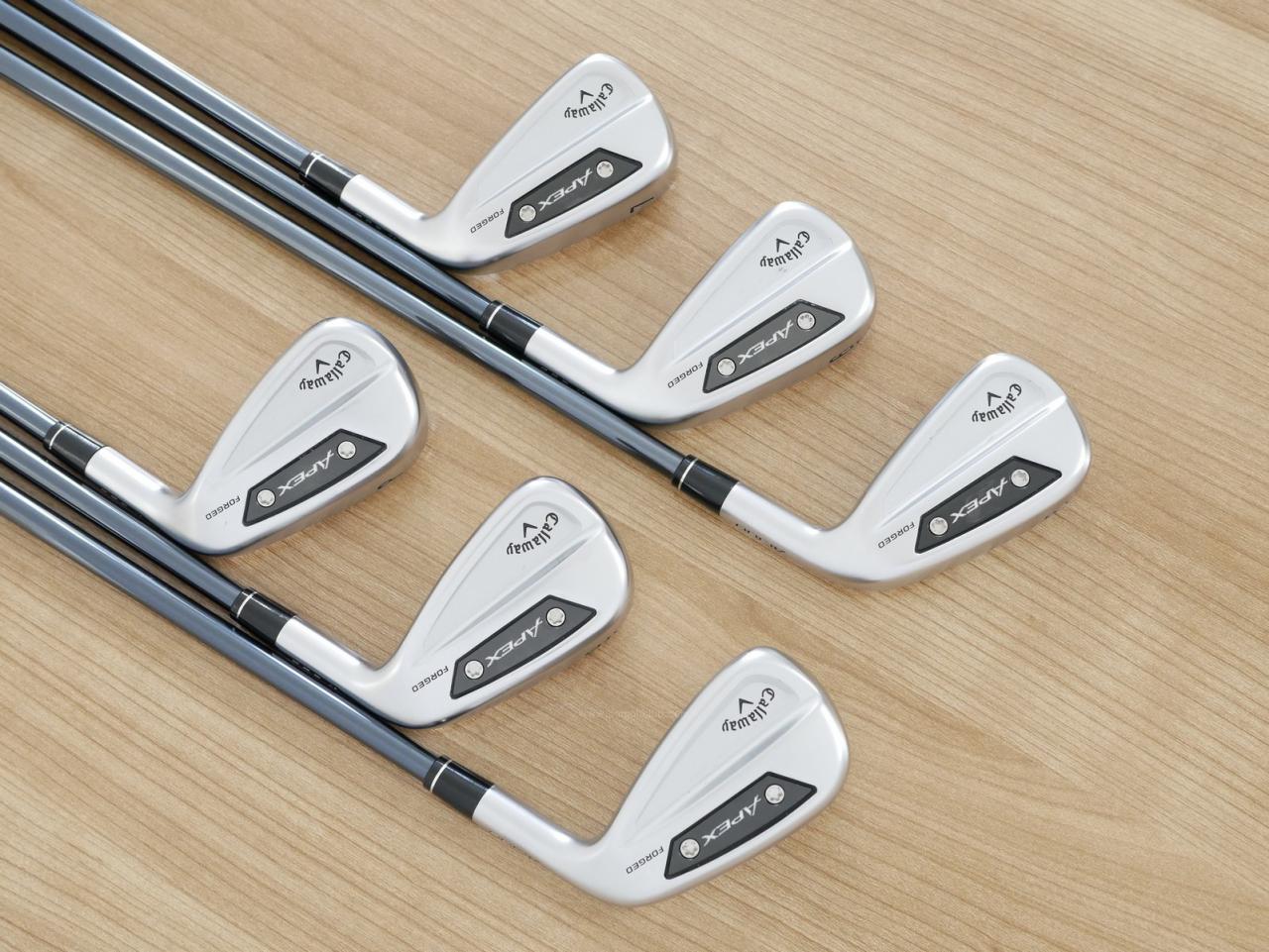 Iron set : Callaway : ชุดเหล็ก Callaway APEX Ai300 Forged (รุ่นล่าสุด ออกปี 2024) มีเหล็ก 5-Pw (6 ชิ้น) ก้านกราไฟต์ UST Mamiya RECOIL DART 6 Flex R