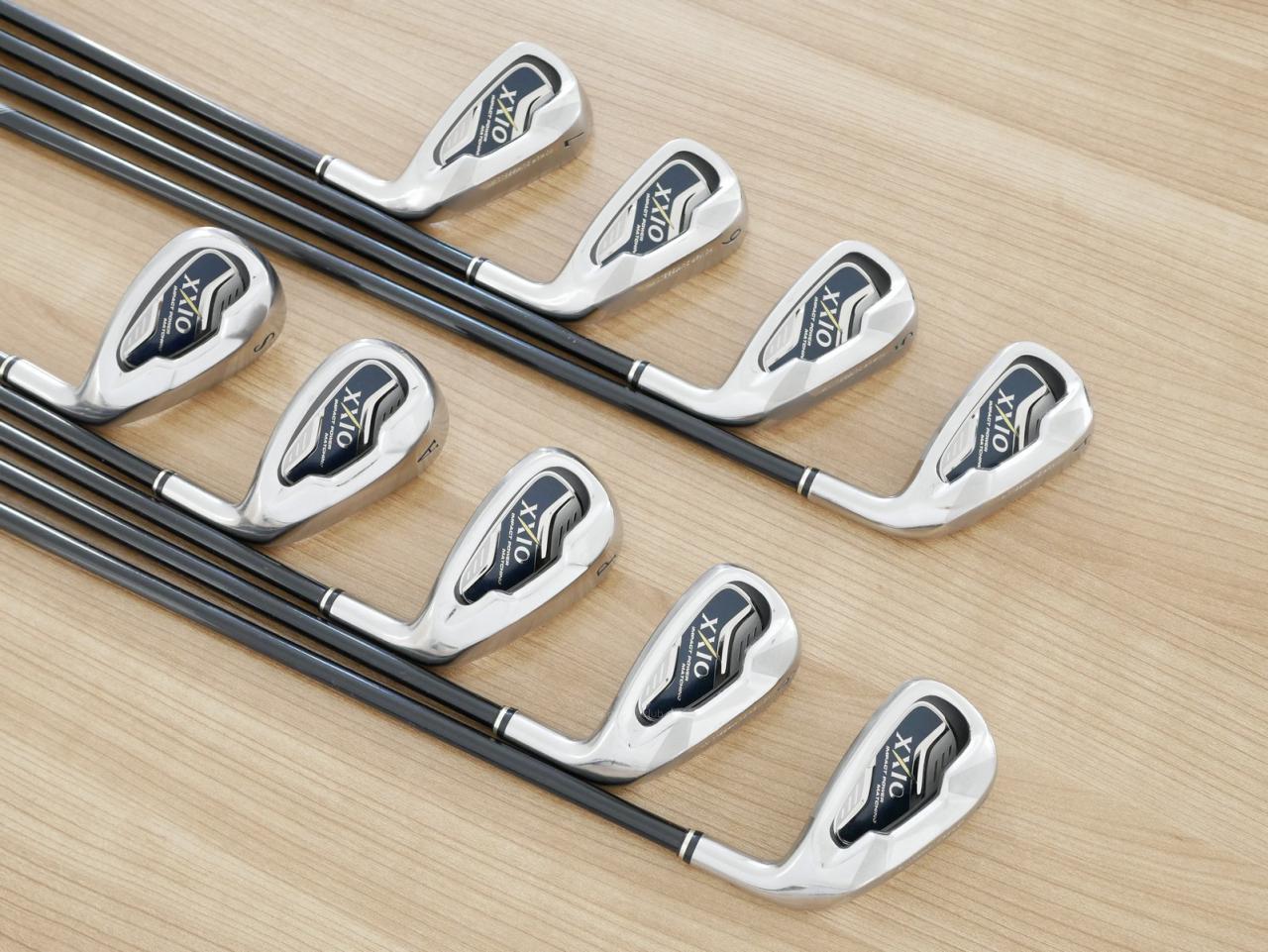 Iron set : XXIO : ชุดเหล็ก XXIO 6 (ใบใหญ่ ตีง่าย ไกล) มีเหล็ก 4-Pw,Aw,Sw (9 ชิ้น) ก้านกราไฟต์ MP-600 Flex S